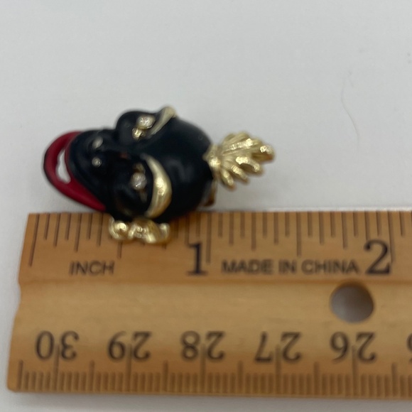 Vintage Enamel BLACKAMOOR Scatter  Pins - Vintage Monkey Mask - Picture 7 of 8